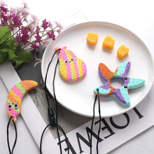 Load image into Gallery viewer, Children's fruit teether silicone cactus chew stick baby teeth chew stick decompression toy autism relief
