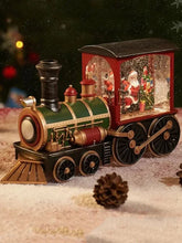 Load image into Gallery viewer, Christmas Eve Music Box Train Music Box Santa Claus Snowman Crystal Ball Ornaments Home Table Decoration Xmas Children Gifts
