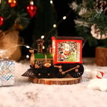 Load image into Gallery viewer, Christmas Eve Music Box Train Music Box Santa Claus Snowman Crystal Ball Ornaments Home Table Decoration Xmas Children Gifts
