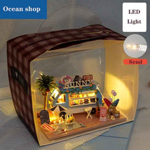 Load image into Gallery viewer, Christmas New Year Gift Mini Diy Doll House Accessories Casa Dollhouse Miniature Furniture Handmade Wooden Birthday gifts toys

