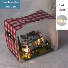 Load image into Gallery viewer, Christmas New Year Gift Mini Diy Doll House Accessories Casa Dollhouse Miniature Furniture Handmade Wooden Birthday gifts toys
