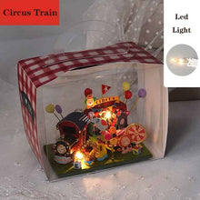 Load image into Gallery viewer, Christmas New Year Gift Mini Diy Doll House Accessories Casa Dollhouse Miniature Furniture Handmade Wooden Birthday gifts toys
