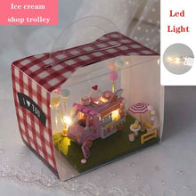 Load image into Gallery viewer, Christmas New Year Gift Mini Diy Doll House Accessories Casa Dollhouse Miniature Furniture Handmade Wooden Birthday gifts toys
