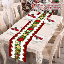 Load image into Gallery viewer, Christmas Table Runner Merry Christmas Decorations 2023 For Home Tablecloth Navidad Noel Kerst Xmas Gifts New Year 2024 Natal

