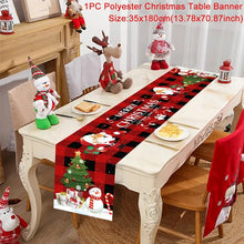 Load image into Gallery viewer, Christmas Table Runner Merry Christmas Decorations 2023 For Home Tablecloth Navidad Noel Kerst Xmas Gifts New Year 2024 Natal
