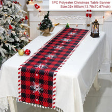 Load image into Gallery viewer, Christmas Table Runner Merry Christmas Decorations 2023 For Home Tablecloth Navidad Noel Kerst Xmas Gifts New Year 2024 Natal
