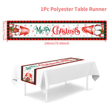 Load image into Gallery viewer, Christmas Table Runner Merry Christmas Decorations 2023 For Home Tablecloth Navidad Noel Kerst Xmas Gifts New Year 2024 Natal

