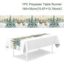 Load image into Gallery viewer, Christmas Table Runner Merry Christmas Decorations 2023 For Home Tablecloth Navidad Noel Kerst Xmas Gifts New Year 2024 Natal
