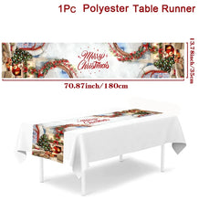 Load image into Gallery viewer, Christmas Table Runner Merry Christmas Decorations 2023 For Home Tablecloth Navidad Noel Kerst Xmas Gifts New Year 2024 Natal
