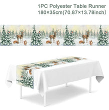 Load image into Gallery viewer, Christmas Table Runner Merry Christmas Decorations 2023 For Home Tablecloth Navidad Noel Kerst Xmas Gifts New Year 2024 Natal
