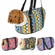 Load image into Gallery viewer, Classic Pet Carrier Cozy Soft Puppy Dog Cat Backpack Shoulder Bags Outdoor Travel Pets Sling Bag for Small Dogs Chihuahua Pug
