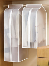 Load image into Gallery viewer, Clothes Dust Cover Dustproof Garment Cloth Storage Waterproof Suit Coat Protector Storage Bag Hanging Organizer Wardrobe
