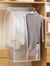 Load image into Gallery viewer, Clothes Dust Cover Dustproof Garment Cloth Storage Waterproof Suit Coat Protector Storage Bag Hanging Organizer Wardrobe
