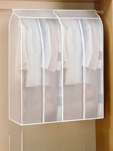 Load image into Gallery viewer, Clothes Dust Cover Dustproof Garment Cloth Storage Waterproof Suit Coat Protector Storage Bag Hanging Organizer Wardrobe
