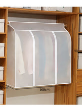 Load image into Gallery viewer, Clothes Hanging Dust Cover Dress Suit Coat Transparent Storage Bag Case Organizer Wardrobe Dress Clothing Hanging Dust Proof Bag
