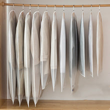 Load image into Gallery viewer, Clothes Hanging Dust Cover Suit Coat bags Waterproof Dustproof Clothes Protector Hanging Organizer Wardrobe Storage Bag
