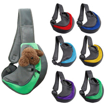 Load image into Gallery viewer, Comfort Pet Dog Carrier Bag Cats Puppy Outdoor Bags Mesh Oxford Single Shoulder Bag Sling Front Mesh Travel Tote Shoulder Bag

