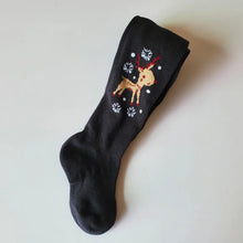 Load image into Gallery viewer, Conjoined Girls Tights Age Season Knitting Cotton Socks Kids Dance Christmas Socks In Thick Children Wear Pantyhose
