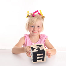 Load image into Gallery viewer, Creative 3D Wooden Cube Puzzle Ming Luban Interlocking Educational Toys For Children Kids Brain Teaser Early Learning Toy Gift
