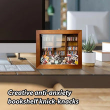 Load image into Gallery viewer, Creative Anti-Anxiety Bookshelf Small Ornament Stress Relief Gift Shake Away Your Anxiety Christmas New Year Gifts for Family
