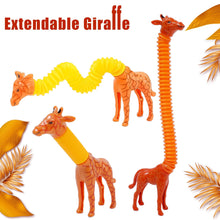 Load image into Gallery viewer, Creative Kids Adult Pop Giraffe Tube Sensory Toys Plastic Stress Relieve Toy Gifts Kid Child Anti Stress Bellows Squeeze Toys
