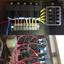 Load image into Gallery viewer, Crimp Spade Terminal Assorted Electrical Wire Cable Connector Kit Crimp Spade Insulated Ring Fork Spade Butt Set
