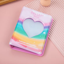 Load image into Gallery viewer, Cute Bear Photo Album 3 Inch Love Heart Hollow Picture Storage Case Kpop Card Binder Name Card Book Photocard Holder 40 Pockets
