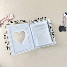 Load image into Gallery viewer, Cute Bear Photo Album 3 Inch Love Heart Hollow Picture Storage Case Kpop Card Binder Name Card Book Photocard Holder 40 Pockets

