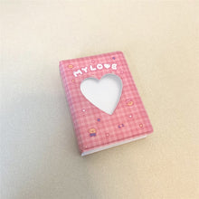 Load image into Gallery viewer, Cute Love Heart Hollow Instax Album Kawaii Rabbit Mini Photo Album 3 Inch Kpop Card Binder Name Card Photocard Holder 40 Pockets
