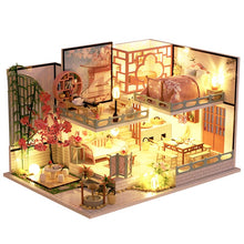 Load image into Gallery viewer, Cutebee DIY DollHouse Kit Wooden Doll Houses Miniature Dollhouse Furniture Kit With LED Toys For Children Birthday Gift L32
