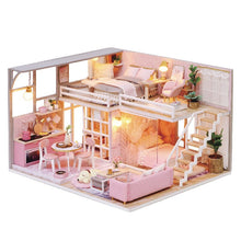 Load image into Gallery viewer, Cutebee DIY DollHouse Kit Wooden Doll Houses Miniature Dollhouse Furniture Kit With LED Toys For Children Birthday Gift L32
