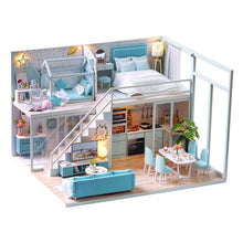 Load image into Gallery viewer, Cutebee DIY DollHouse Kit Wooden Doll Houses Miniature Dollhouse Furniture Kit With LED Toys For Children Birthday Gift L32

