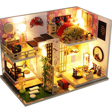 Load image into Gallery viewer, Cutebee DIY DollHouse Kit Wooden Doll Houses Miniature Dollhouse Furniture Kit With LED Toys For Children Birthday Gift L32
