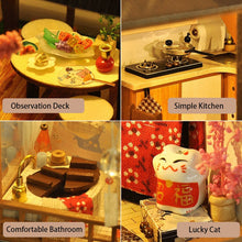 Load image into Gallery viewer, Cutebee DIY Dollhouse 1/36 Scale Miniature Dollhouse Japanese Garden Building Kit Toys for Children Birthday Gifts
