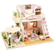 Load image into Gallery viewer, Cutebee DIY Dollhouse Kit With Furniture LED Lights Diy Miniature Building Little House Wooden Toys for Children Adult
