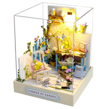 Load image into Gallery viewer, Cutebee DIY Dollhouse Kit With Furniture LED Lights Diy Miniature Building Little House Wooden Toys for Children Adult
