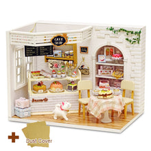 Load image into Gallery viewer, Cutebee DIY Dollhouse Kit With Furniture LED Lights Diy Miniature Building Little House Wooden Toys for Children Adult
