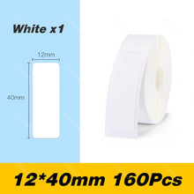 Load image into Gallery viewer, D11 D110 Label Sticker Official Paper Roll Replacement for Niimbot Printer Color White Transparent Clear Papers Waterproof D101
