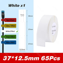 Load image into Gallery viewer, D11 D110 Label Sticker Official Paper Roll Replacement for Niimbot Printer Color White Transparent Clear Papers Waterproof D101
