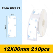 Load image into Gallery viewer, D11 D110 Label Sticker Official Paper Roll Replacement for Niimbot Printer Color White Transparent Clear Papers Waterproof D101
