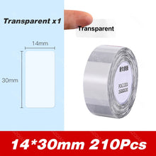 Load image into Gallery viewer, D11 D110 Label Sticker Official Paper Roll Replacement for Niimbot Printer Color White Transparent Clear Papers Waterproof D101
