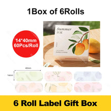 Load image into Gallery viewer, D11 D110 Label Sticker Official Paper Roll Replacement for Niimbot Printer Color White Transparent Clear Papers Waterproof D101
