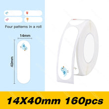 Load image into Gallery viewer, D11 D110 Label Sticker Official Paper Roll Replacement for Niimbot Printer Color White Transparent Clear Papers Waterproof D101
