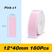 Load image into Gallery viewer, D11 D110 Label Sticker Official Paper Roll Replacement for Niimbot Printer Color White Transparent Clear Papers Waterproof D101
