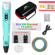 Load image into Gallery viewer, DIY 3D Pen for Kids 3D Printing Pens Drawing Pencils with PLA Filament Novelty Gift for Children Birthday Christmas Gift
