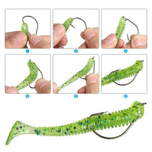 Load image into Gallery viewer, Fishhook 50pcs/ Box Wide Crank Offset Fishing Hooks Carbon Steel Carp Fishhook For Soft Worm Lure 5/0#-1# Bass Barbed Fishing Hooks
