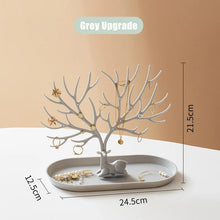 Load image into Gallery viewer, Deer Jewelry Display Stand Tray Storage Racks Earrings Necklaces Rings Jewelry Box Desktop Organizer Holder Make Up Packaging
