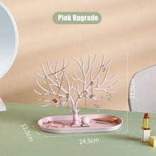 Load image into Gallery viewer, Deer Jewelry Display Stand Tray Storage Racks Earrings Necklaces Rings Jewelry Box Desktop Organizer Holder Make Up Packaging
