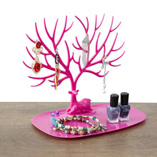 Load image into Gallery viewer, Deer Jewelry Display Stand Tray Storage Racks Earrings Necklaces Rings Jewelry Box Desktop Organizer Holder Make Up Packaging
