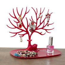 Load image into Gallery viewer, Deer Jewelry Display Stand Tray Storage Racks Earrings Necklaces Rings Jewelry Box Desktop Organizer Holder Make Up Packaging

